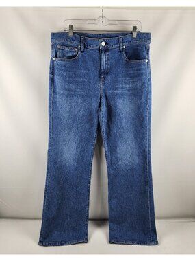 AYR Jeans Womens 34x32 Blue The Hangout Straight Leg Denim USA